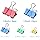 Binder Clips - Assorted Sizes 100 Count, X Large, Large, Medium, Small, Mini Paper Clamps Combination, Suitable for Office Supplies, Home, and School Use